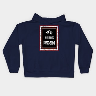 MENSA MODESTY AND MY IQ Kids Hoodie